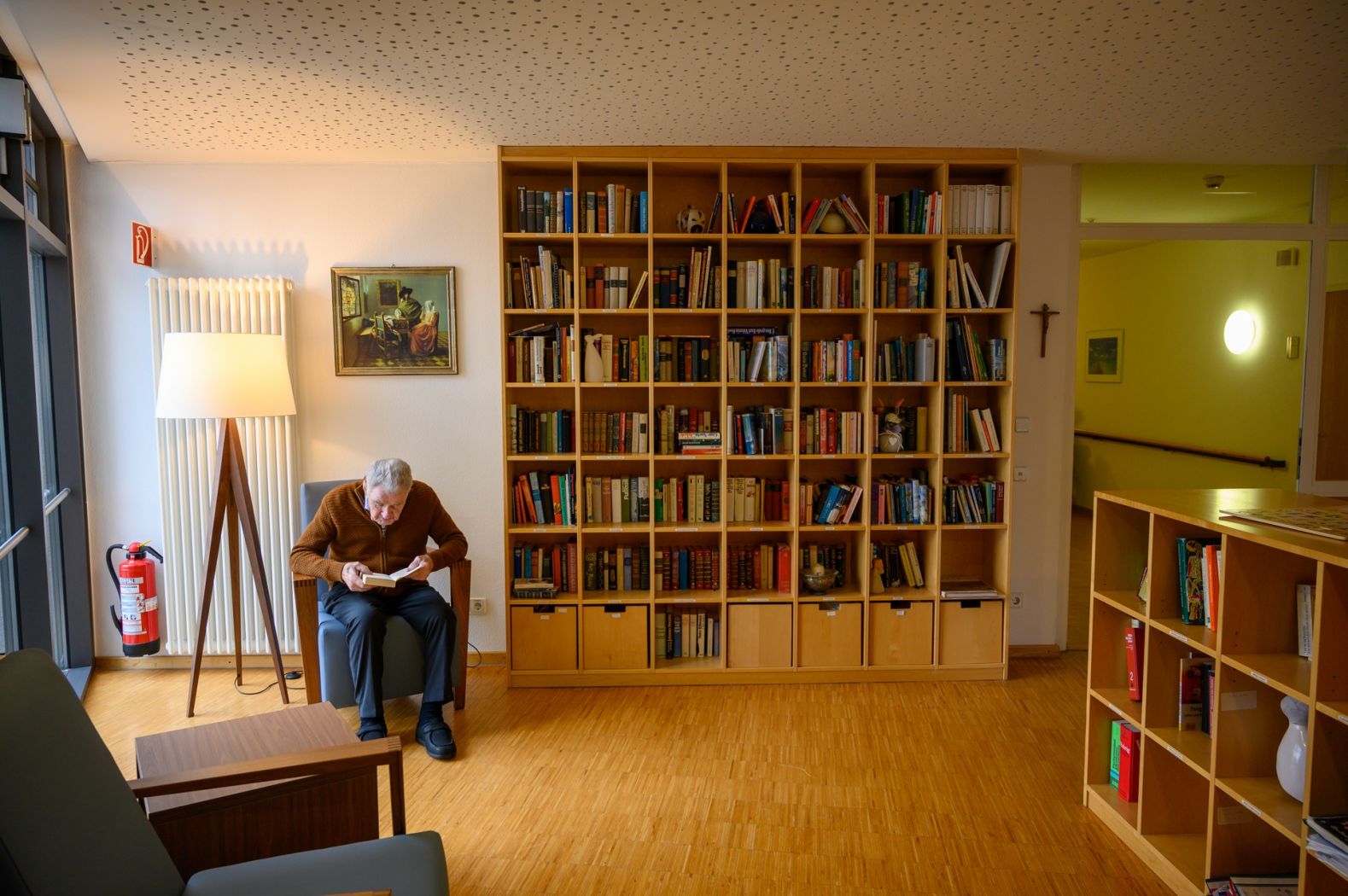 Die Bibliothek des Caritas Altenzentrums