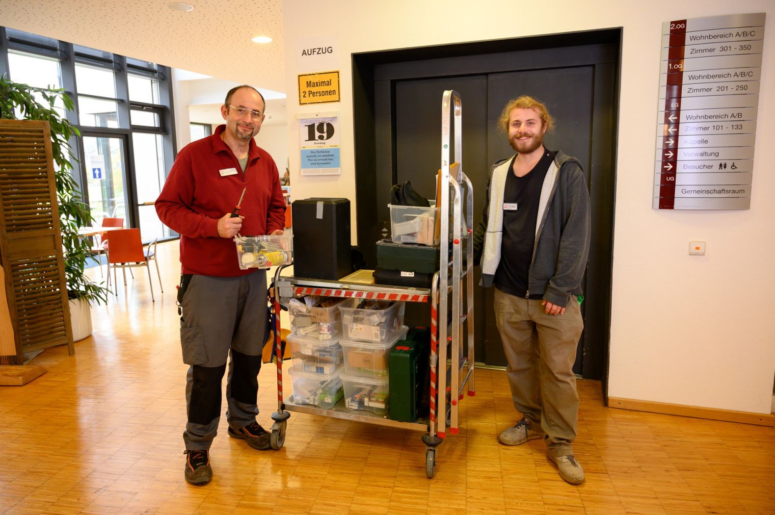 Die Haustechniker des CAZ