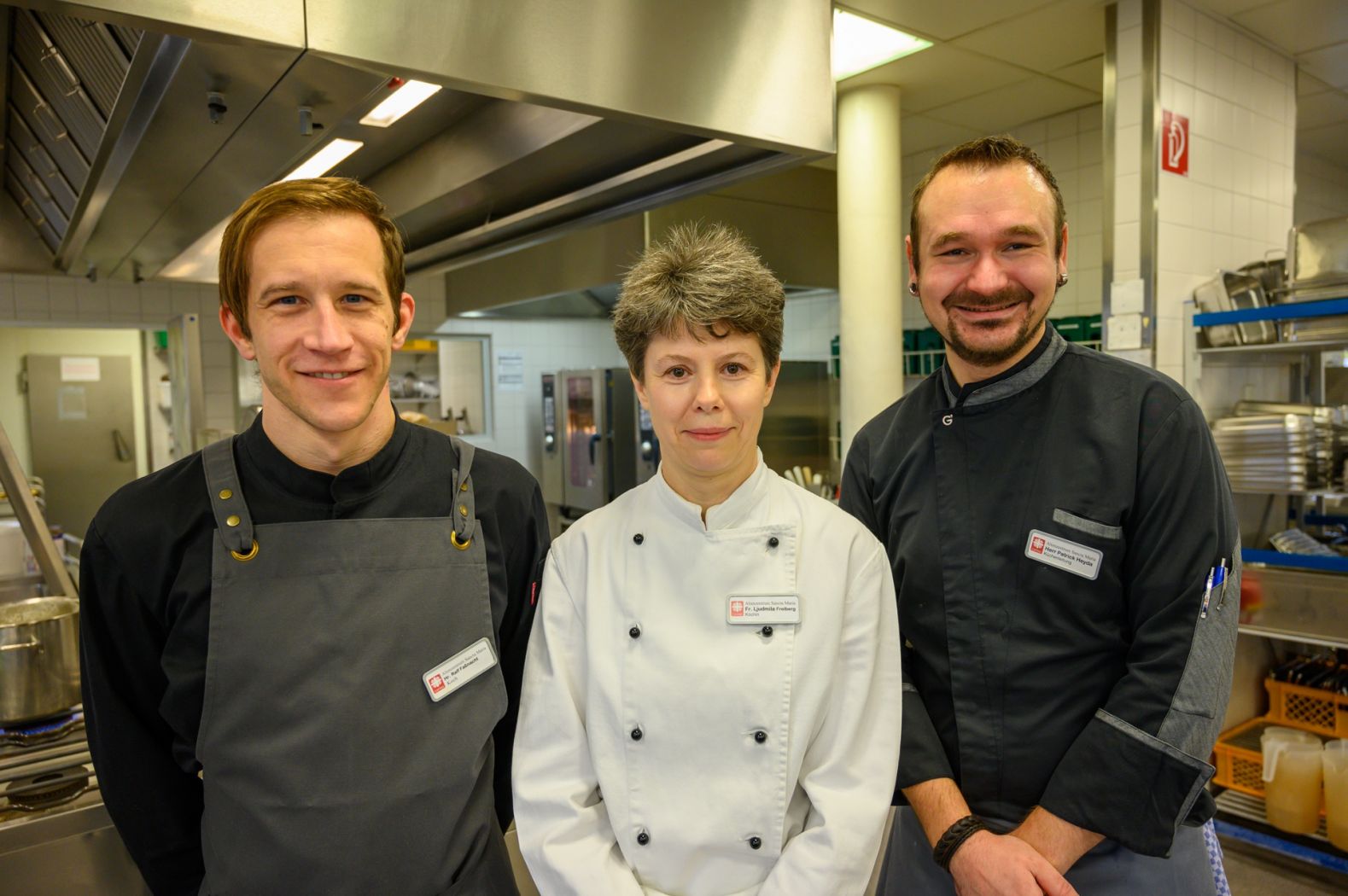 Die drei Köch*innen des Caritas Altenzentrums