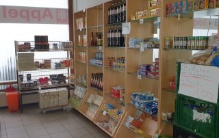 Auslage in der Tafel Schwetzingen