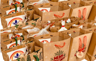 Wehnachtstüten für Wohnungslose