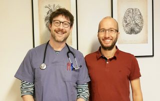 von links: Dr. Daniel Weitkamp und Simon Weingärtner