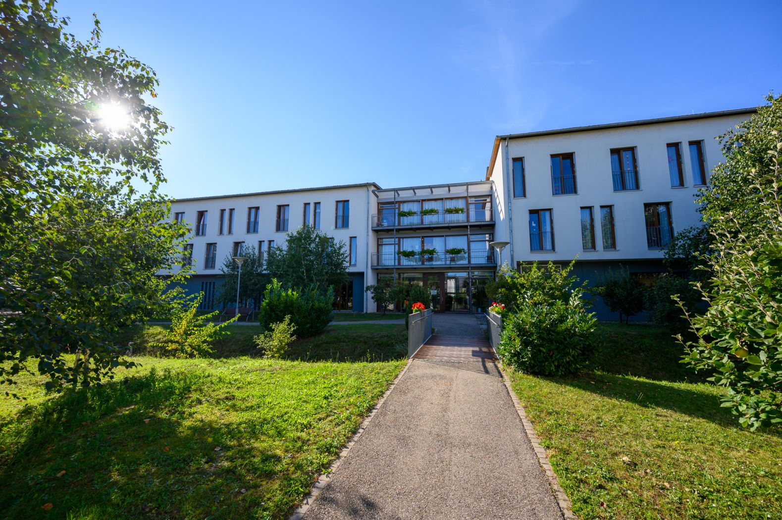 Rückansicht des Caritas-Seniorenzentrums