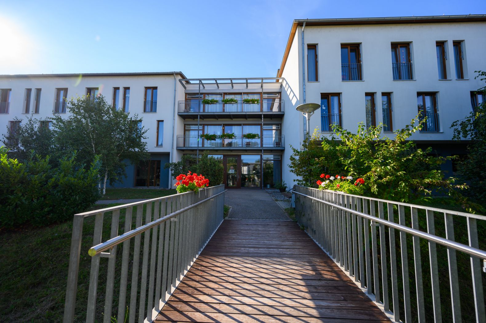 Rückansicht des Caritas-Seniorenzentrums