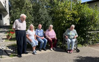 Unser frisch gewählter Heimbeirat (von links): David Vögele, Ingrid Schilling, Dieter Ellwanger, Gerda Fischer, Angelika Amann
